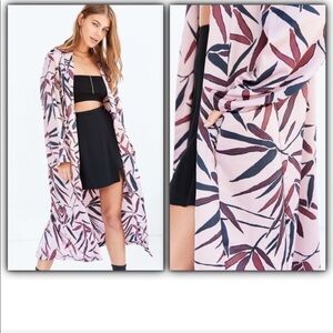 Urban Outfitters Kimchi Blue Marianne Printed Longline Kimono Jacket size M/L